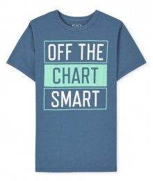 Childrens Place Bluestone Off The Chart Graphic Tee